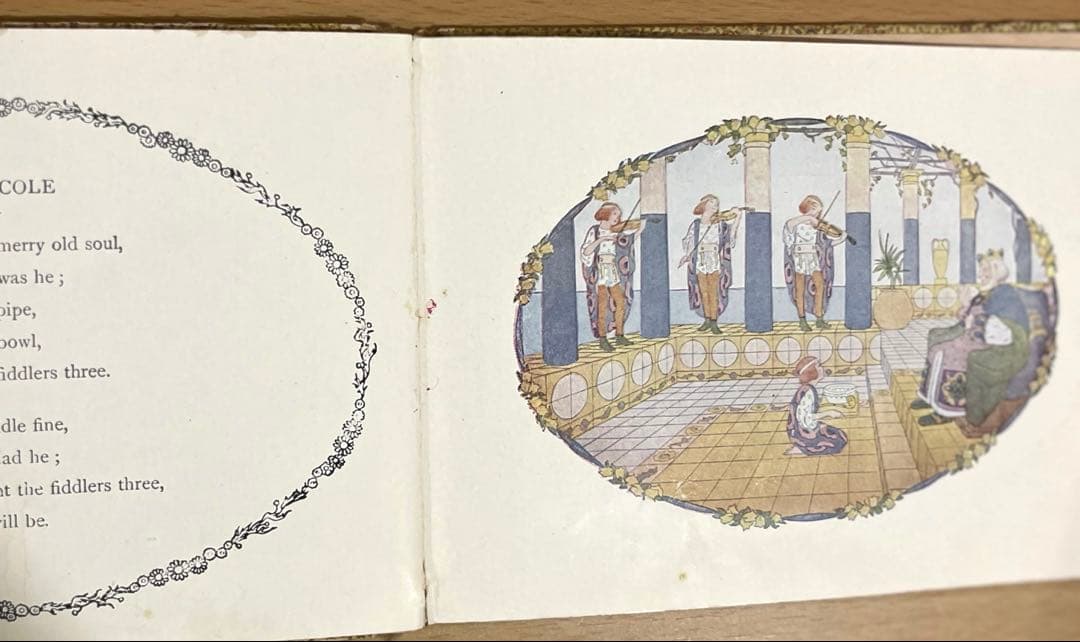 NO.332希少 アンティーク 洋書 古書 ル•メール 絵本 童謡 マザーグース