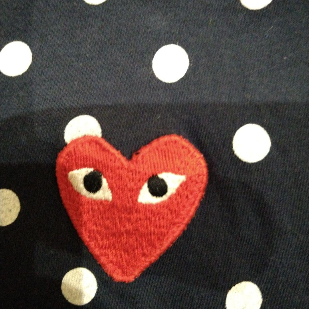 PLAY COMME des GARÇONS 水玉　ドット柄長袖Tシャツ