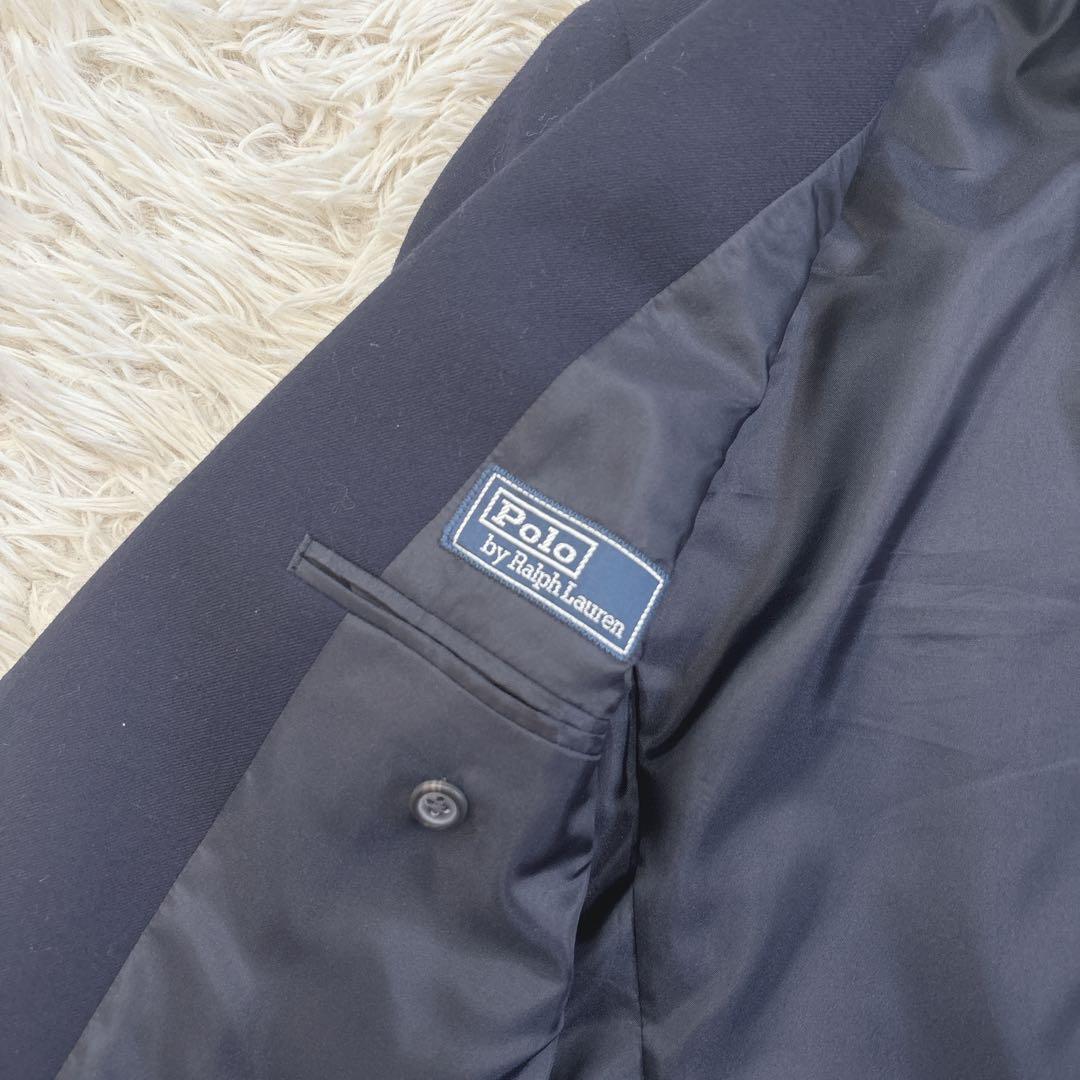 極美品✨️ポロラルフローレン フォーマルスーツ 紺ブレ 金ボタン 160