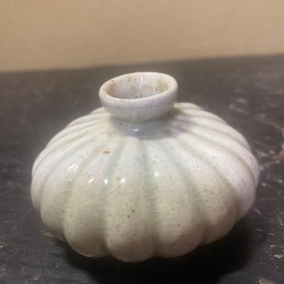 中国古玩具　白磁油壺7cm3.5cm