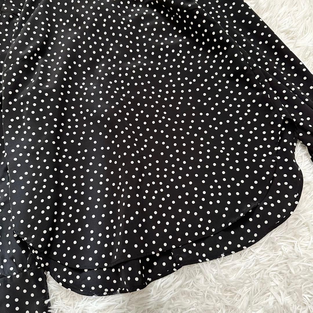 ✨美品✨SIMME シンメ ドットボウタイブラウス ブラック M