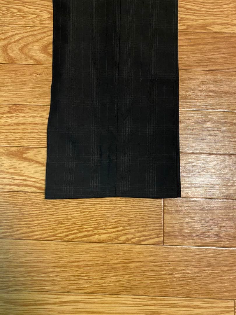 【美品】ポールスミスロンドン　ダークグレー チェック柄 スーツ セットアップ