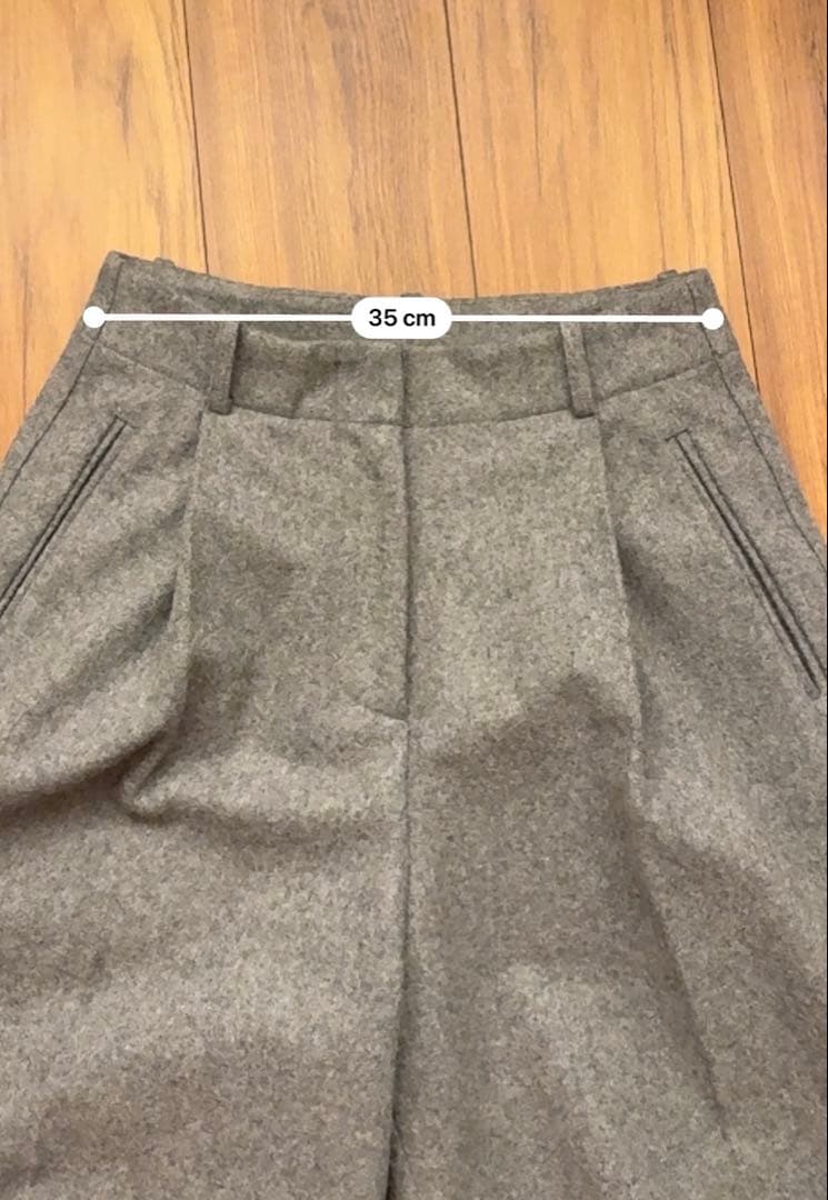 【美品】TODAYFUL Wool Painter Pants 38 gray