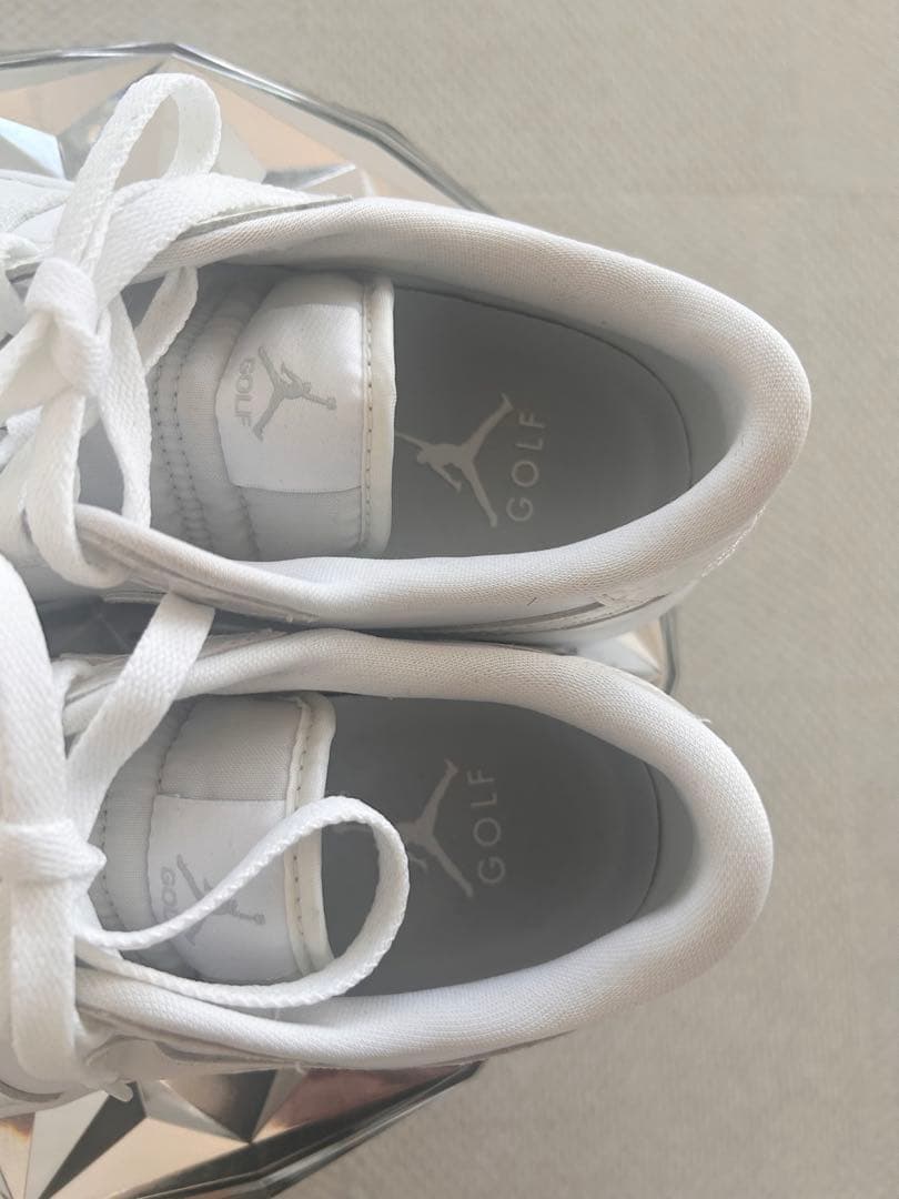 NIKE AIR JORDAN 1 LOW GOLF white 27センチ