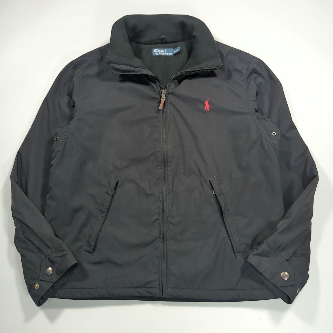 ポロラルフローレン Ｌ 中綿ナイロンジャケット フリース　ポニー刺繍