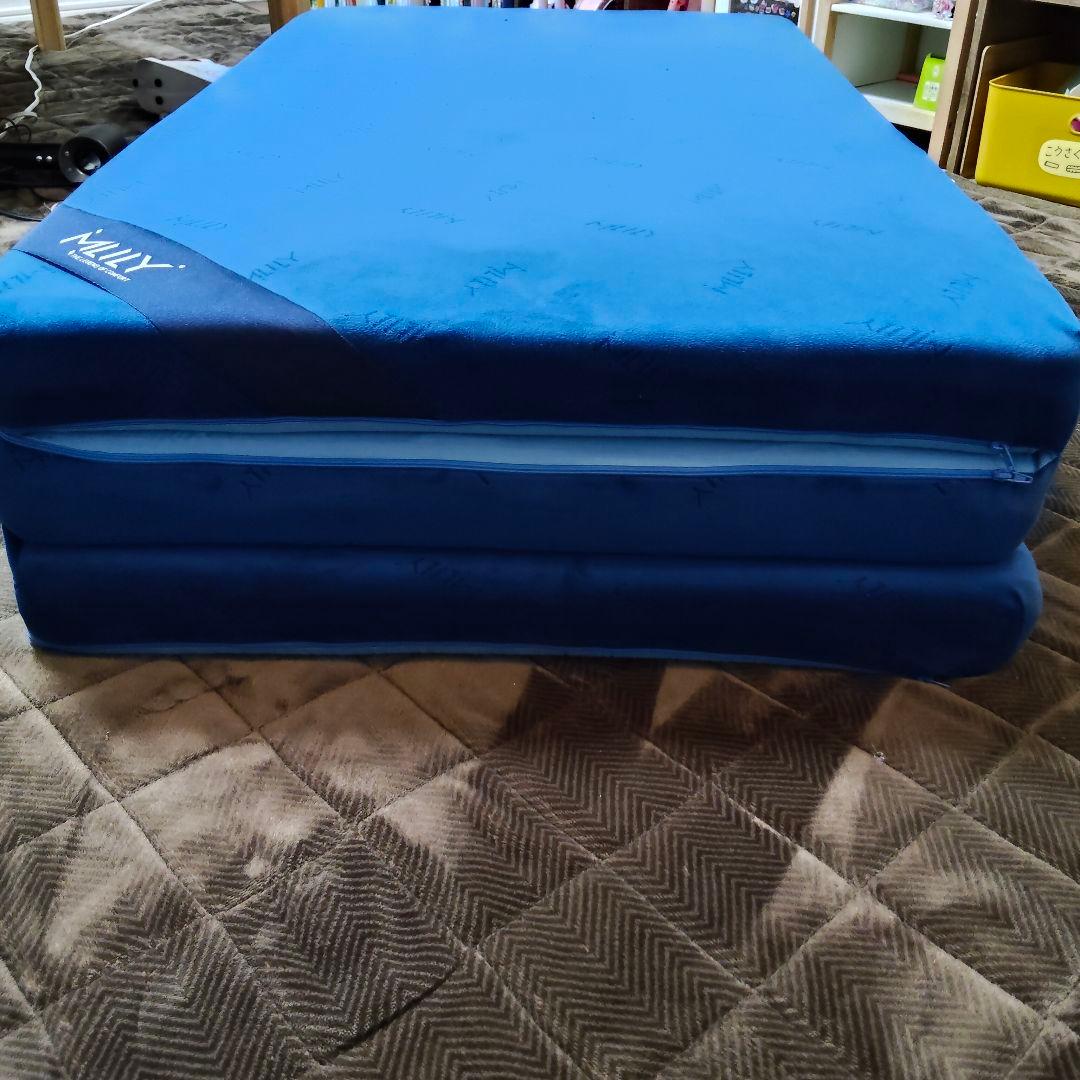 *チエ*エムリリー セミダブル 三つ折りマットレス 8cm厚