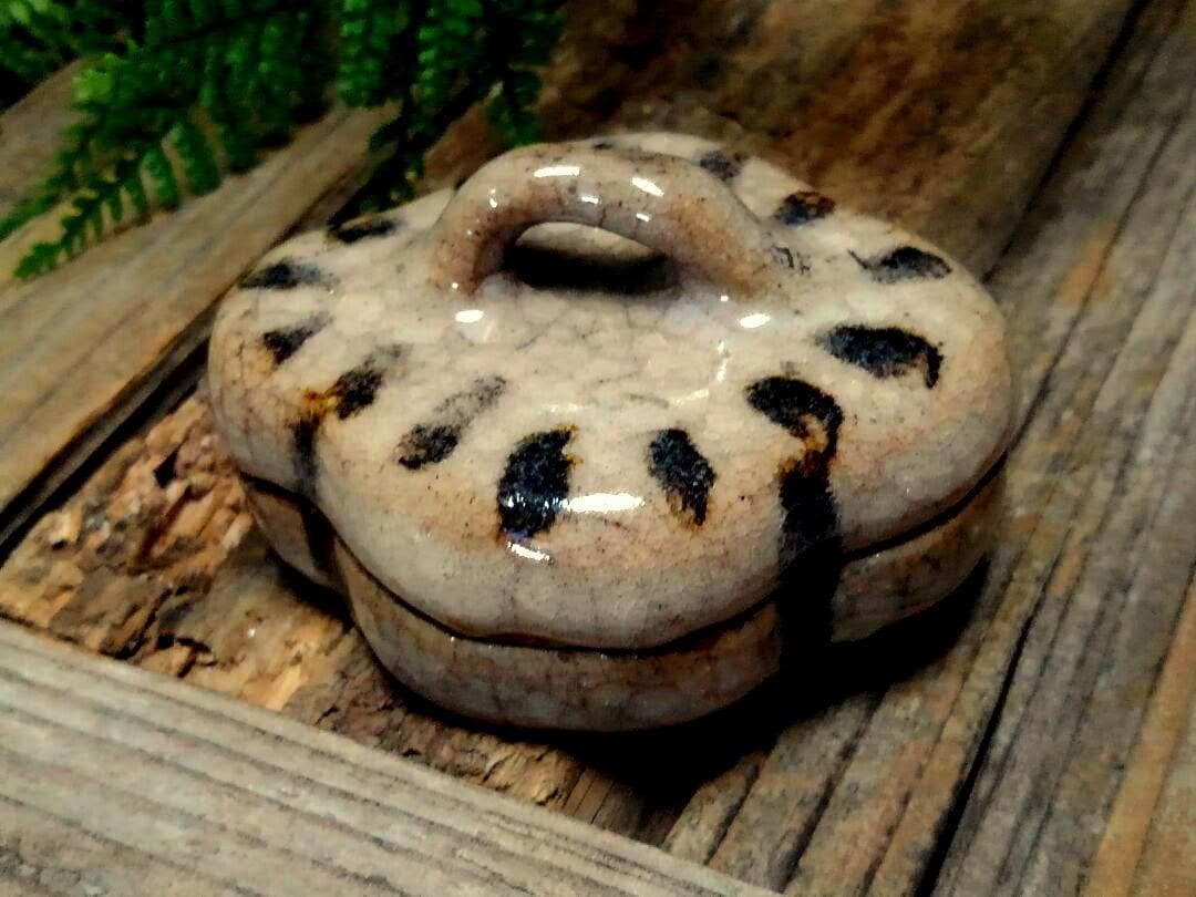 ♥志野　香合　桐箱付き　骨董品