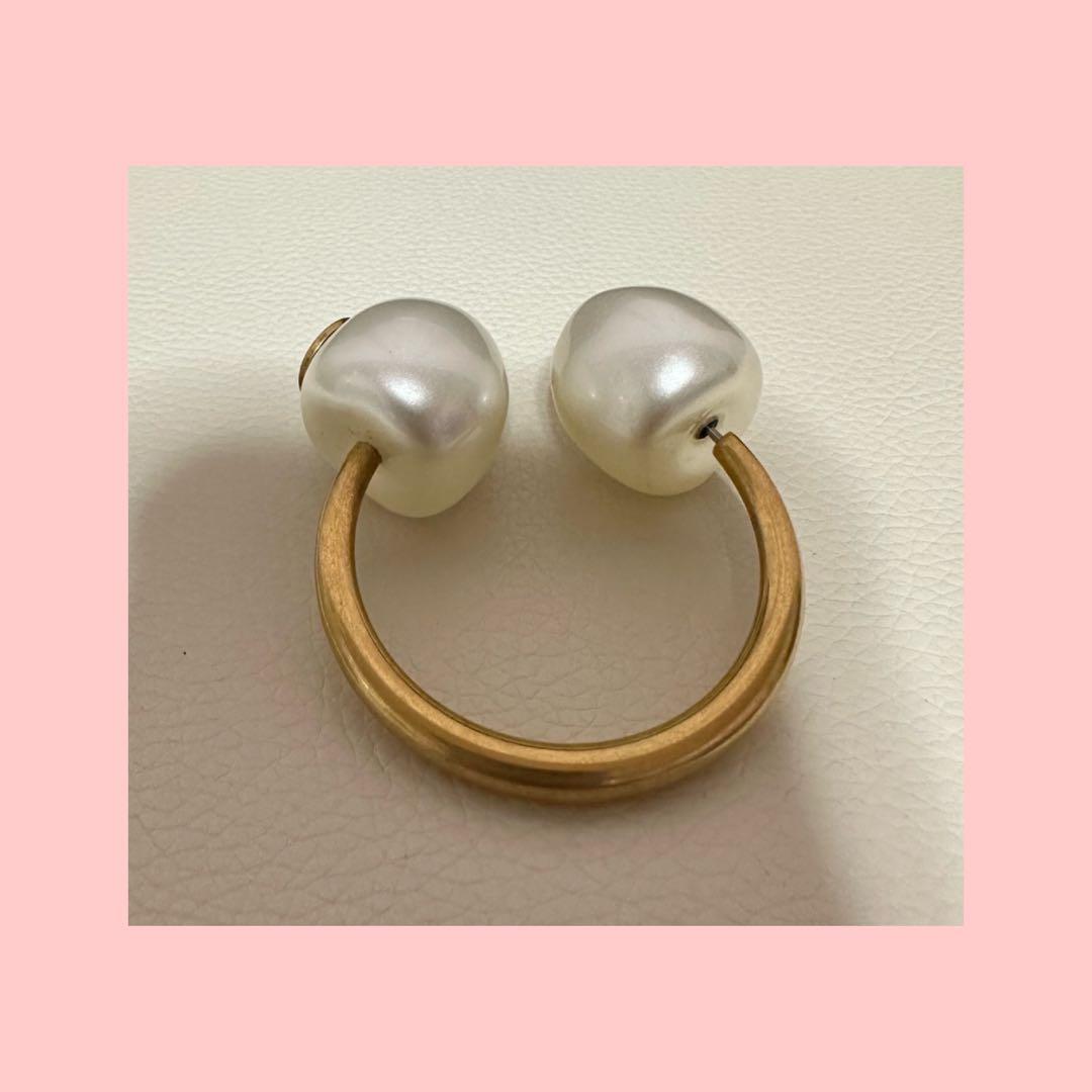 GUCCI グッチ パール付き シングルピアス