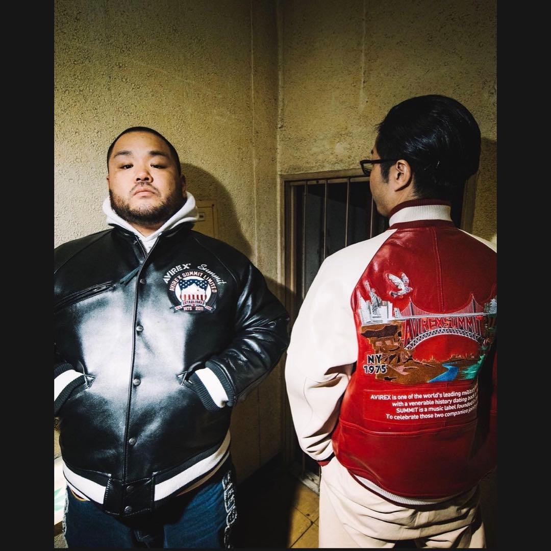 ジャケット・アウター Summit x Avirex leather varsity jacket