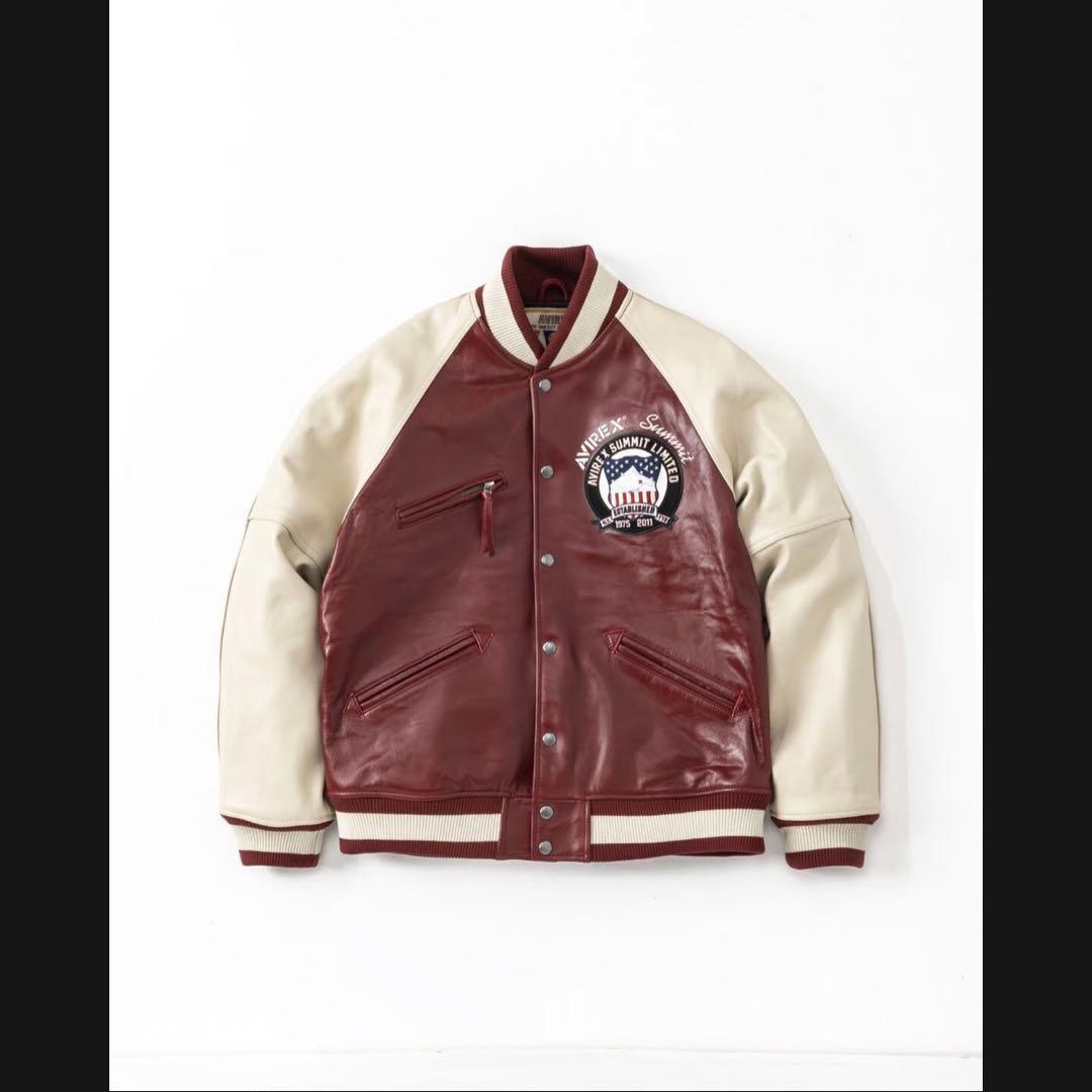 ジャケット・アウター Summit x Avirex leather varsity jacket