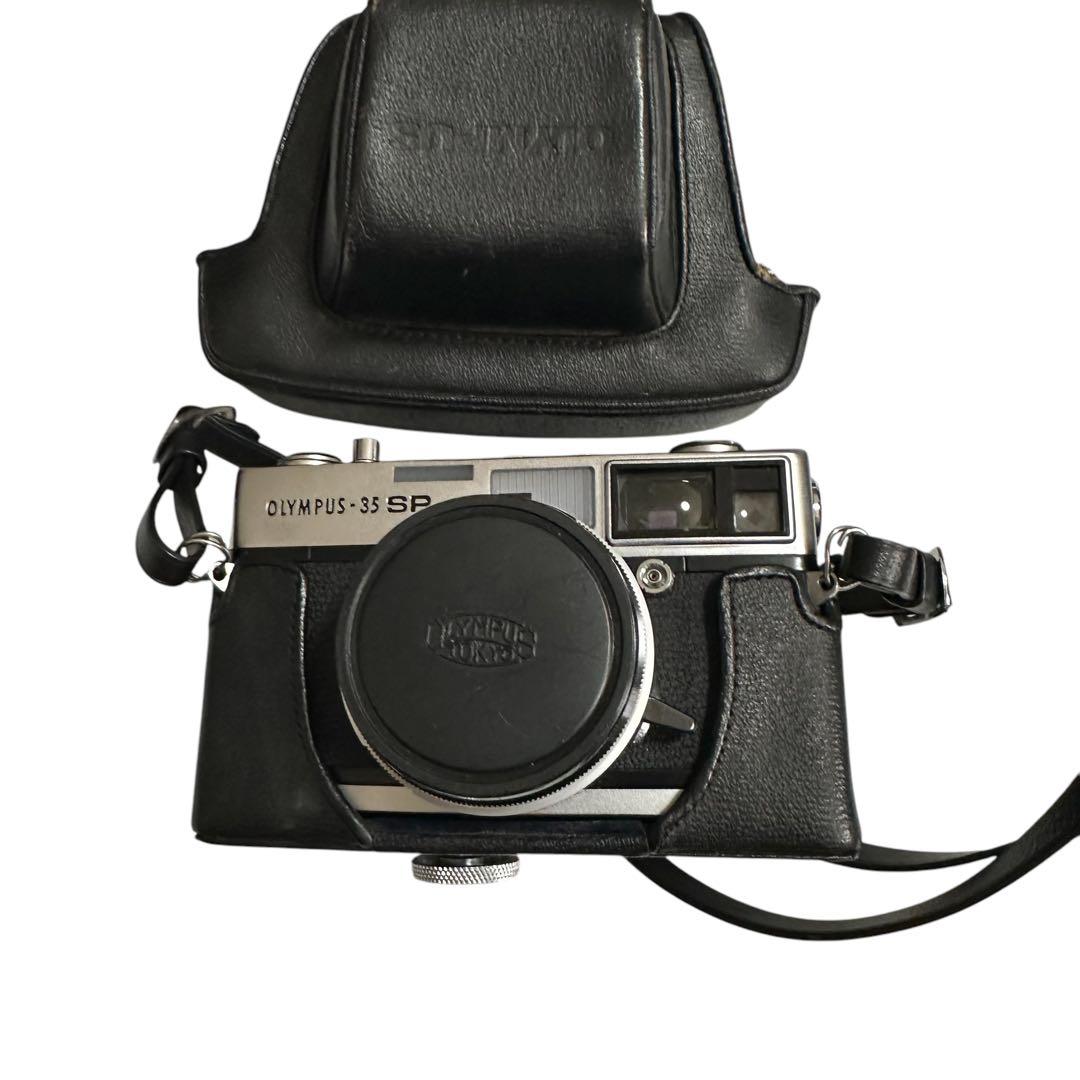 極美品Olympus 35 SP フィルムカメラ　レザーケース付