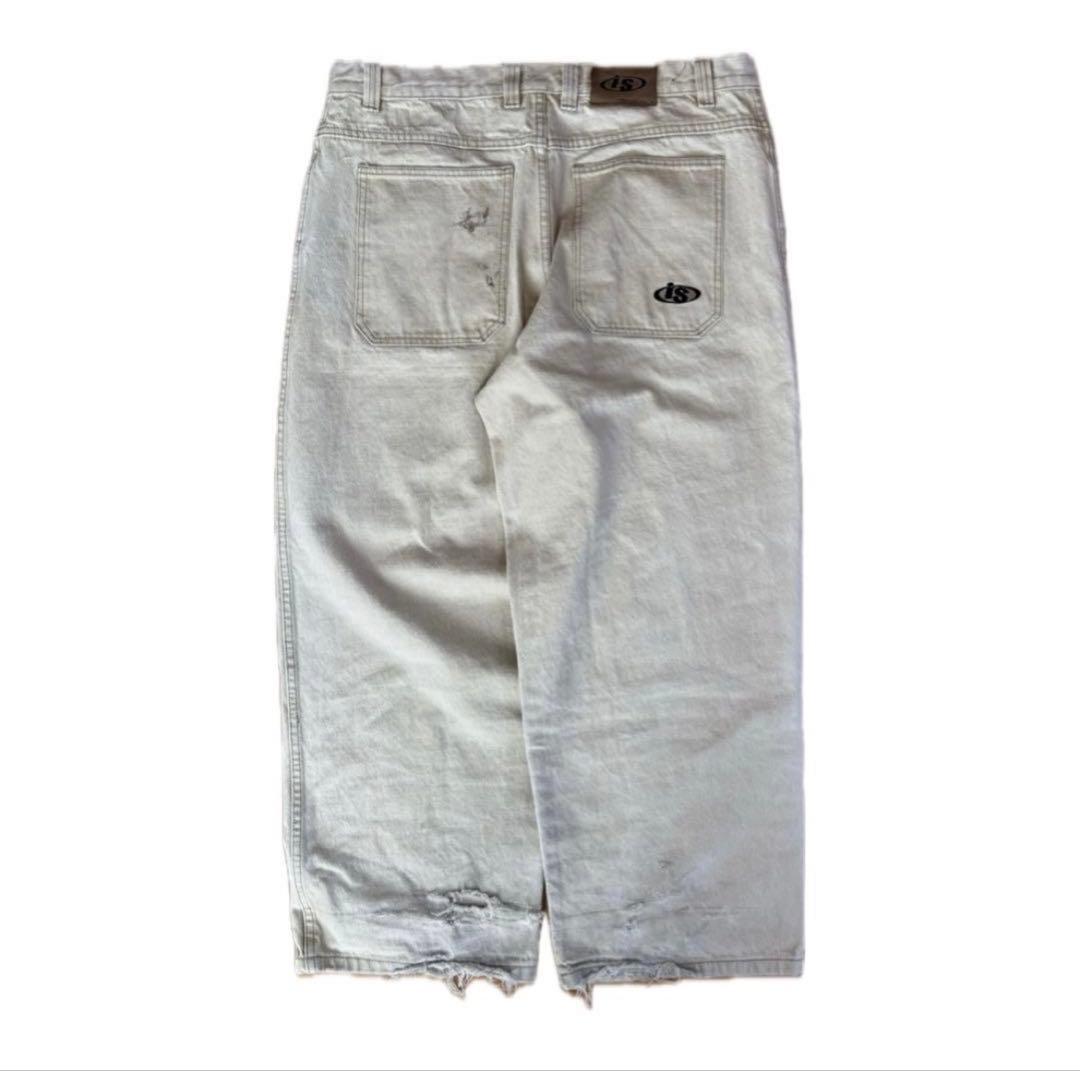 interstate baggy jeans w40 ベージュ