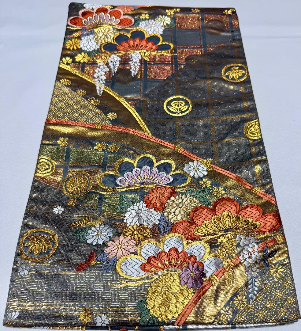 高級 袋帯 正絹 六通柄 フォーマル 訪問着 留袖 約50万円