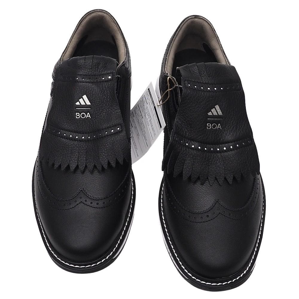 アディダス レザーゴルフシューズ スパクレス 27cmブラック