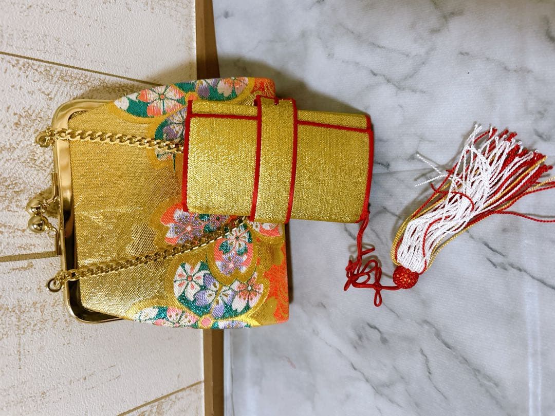 正統派赤系♡七五三　7歳　女の子　セット　一式　ゴールド　ピンク