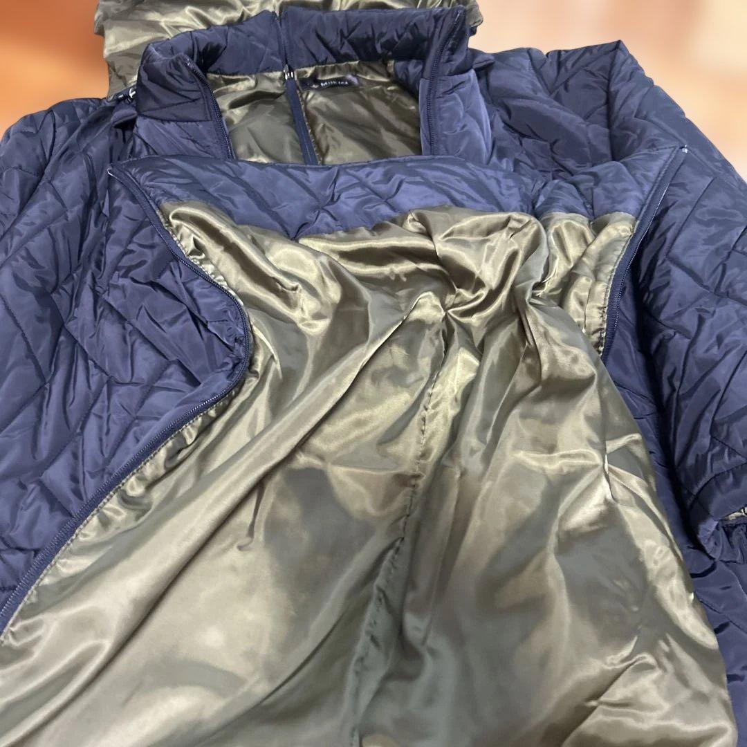 Milk tea ステラ4way中綿ロングママコート おんぶ 抱っこ ダッカー付