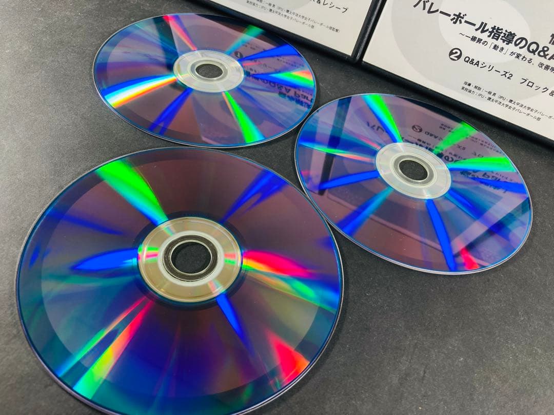 【ほぼ未使用】バレーボール指導のQ&A DVD 全3巻セット