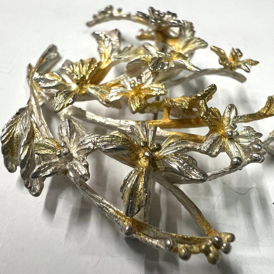 岩倉康二 シルバー silver ブローチ ペンダント 康二刻印
