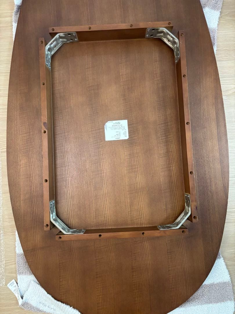 椅子もあり★フランフラン パルセイロ ダイニングテーブル ブラウン ラウンド