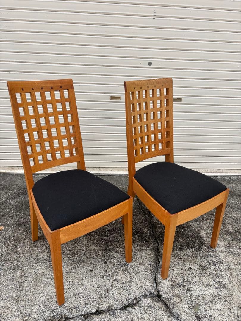 朝日木工　BOSCO　ダイニングチェア　２脚セット