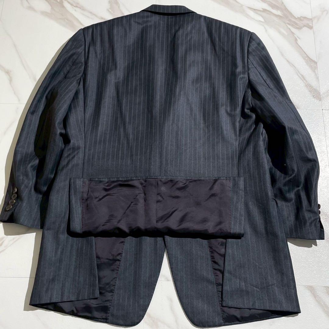 スーツ ゼニア生地 セットアップ イタリア製　高級感 XL相当　メンズ　ビジネス