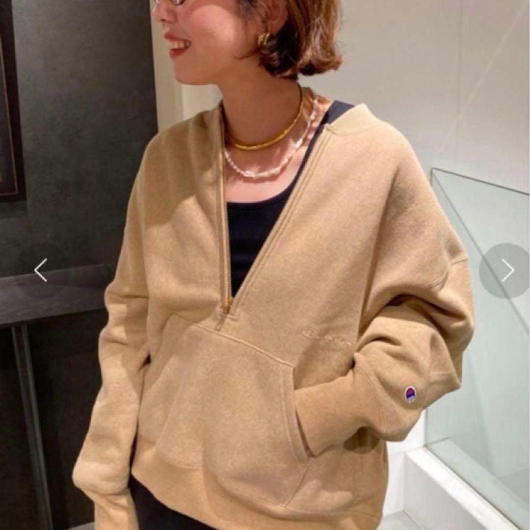 【Champion / チャンピオン】別注ハーフZIP リバースウィーブ