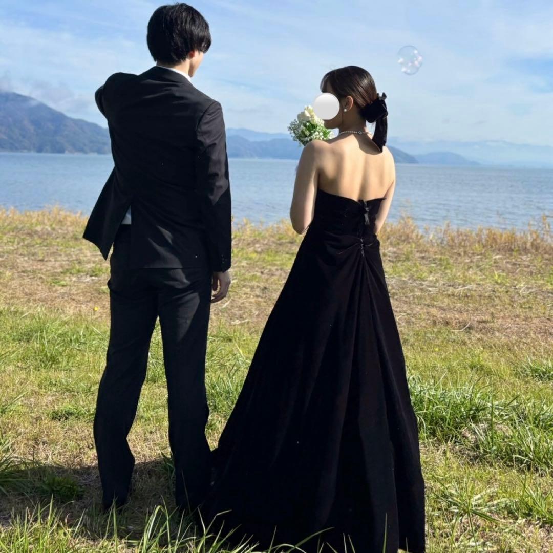 ブラックウェディングドレス•小物セット