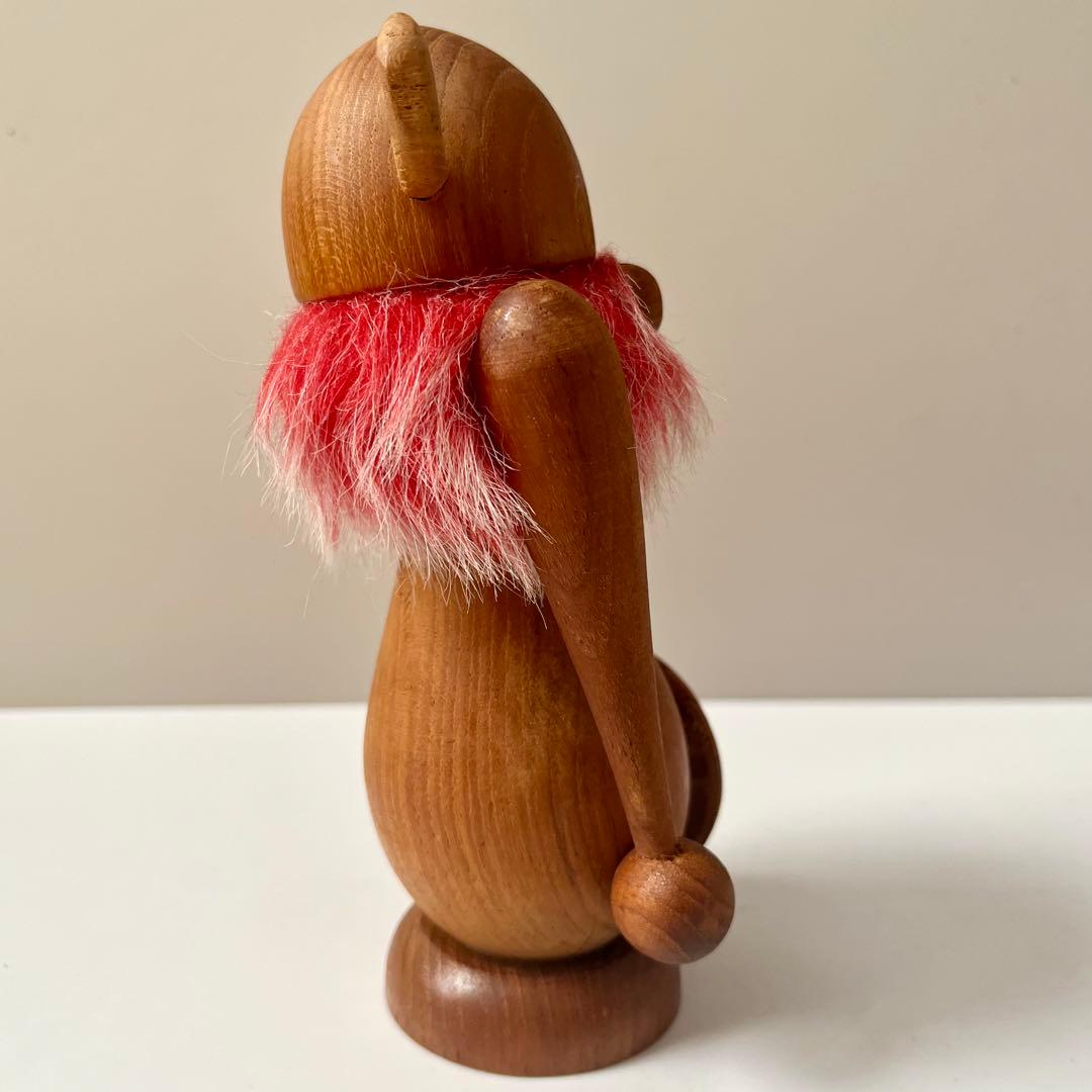 ノルウェー　ノギンス　木製　バイキング　人形置物