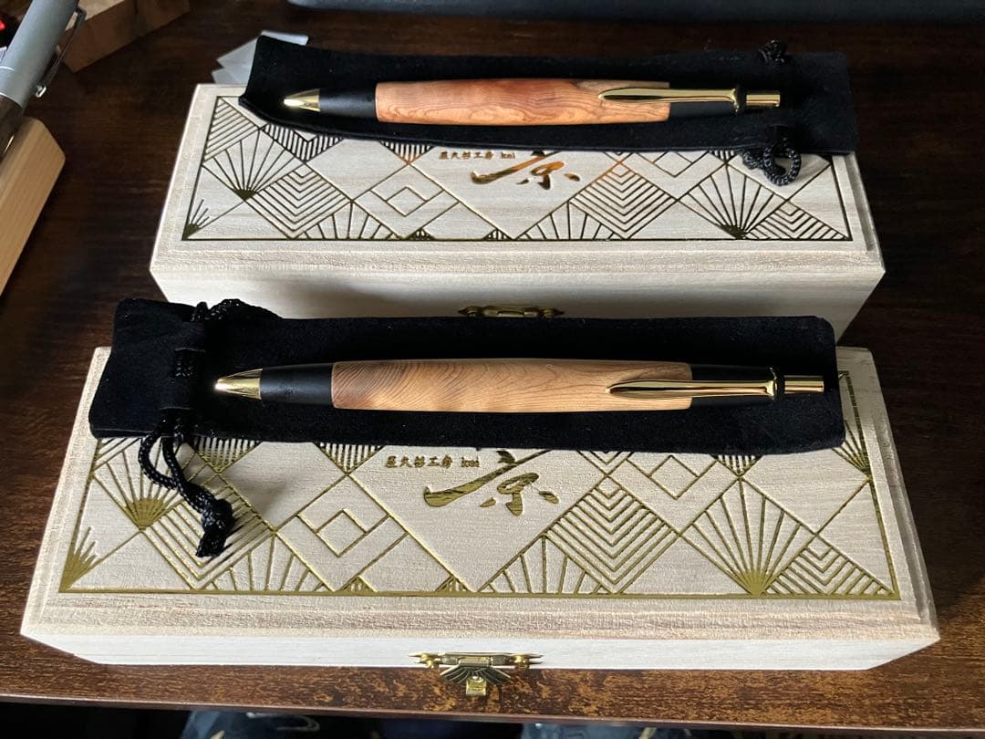 こぶた工房 他 木軸ペン6本セット