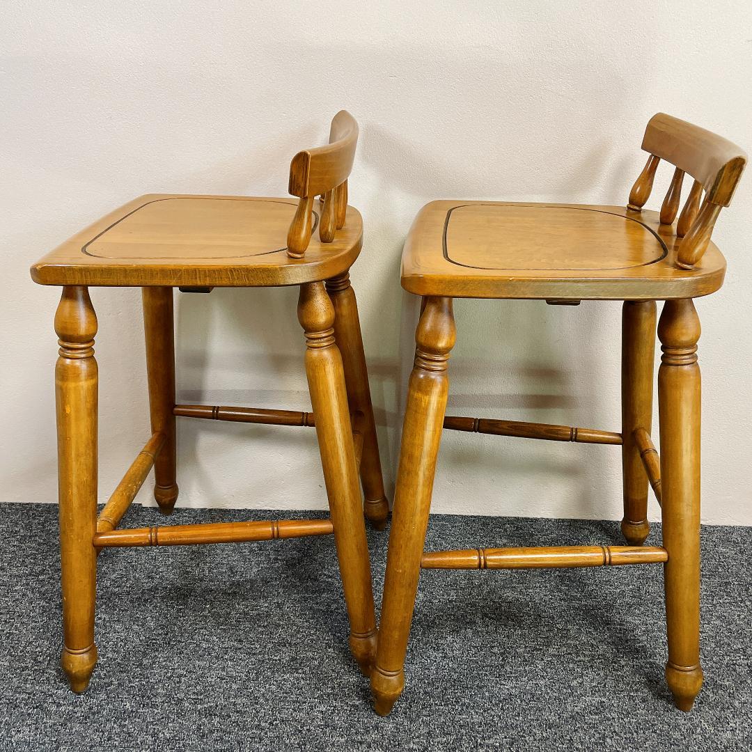 希少　KOIZUMI 小泉 カウンターチェア 2脚 ヴィンテージ　アンティーク