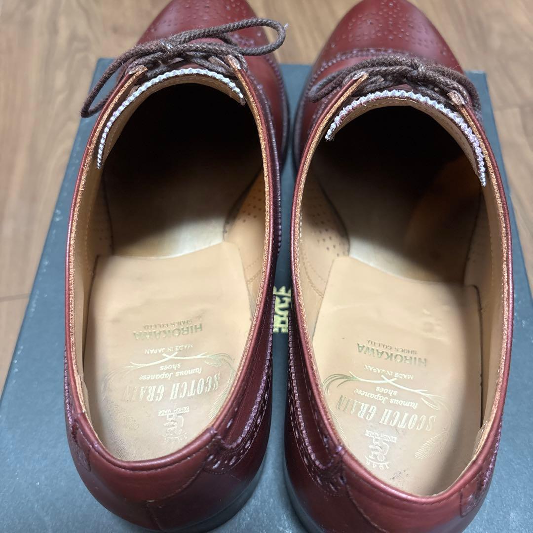 【美品】スコッチグレイン GINZA edition 25.5cm ボルドー