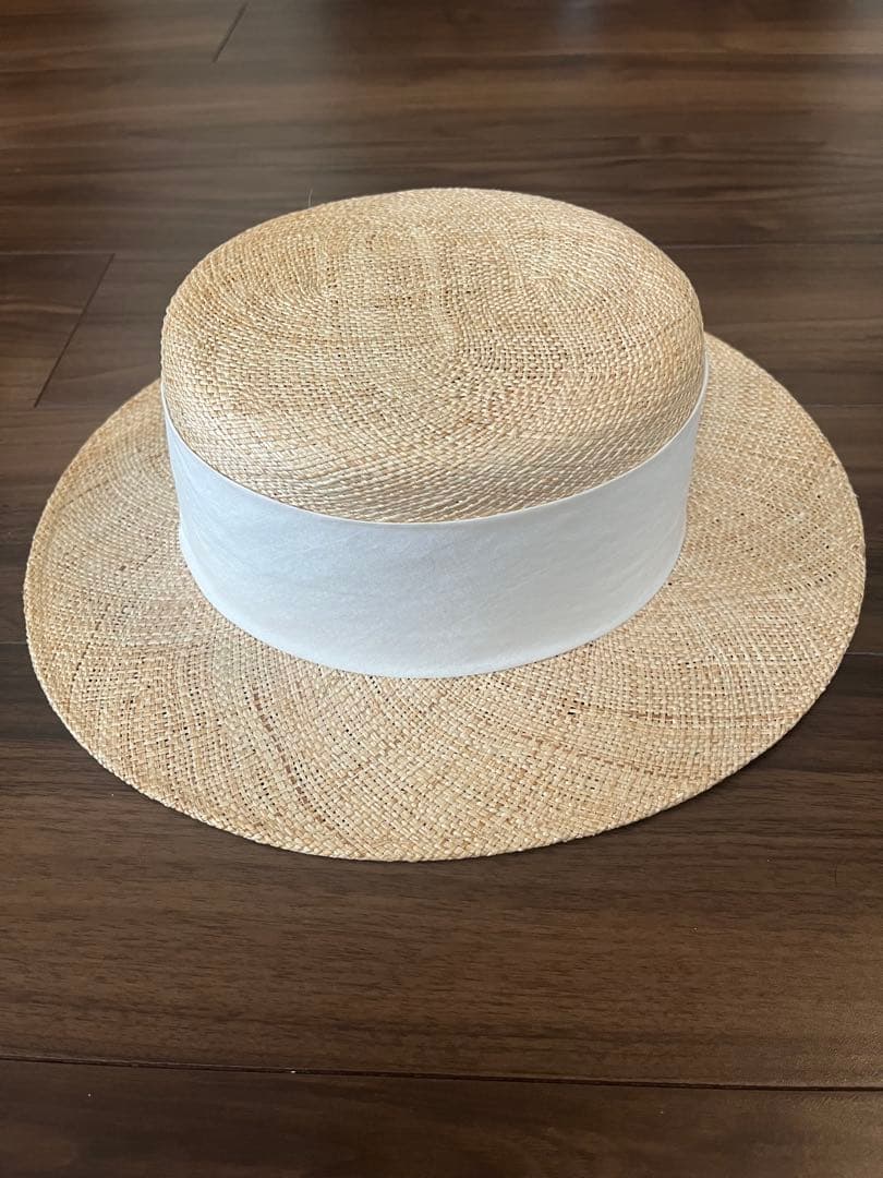 THE9SHOP KANKAN HAT 白 カンカン帽 鈴木六夏さん