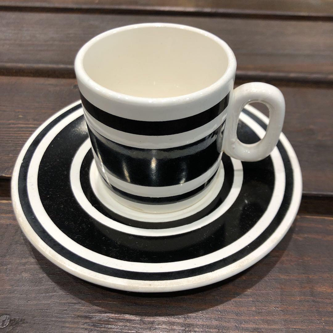 フランスアンティーク　SALINS デミカップ3客セット