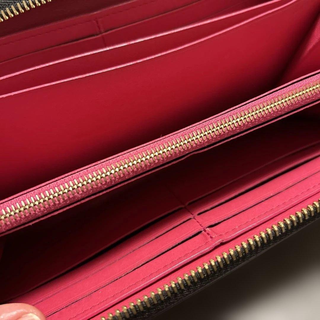 [アフォーダンス] Louis Vuitton 長財布 ブラック/ピンク