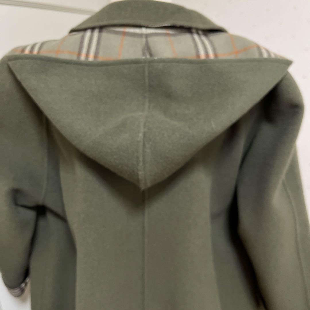 Burberry リバー仕立て　ウールコート