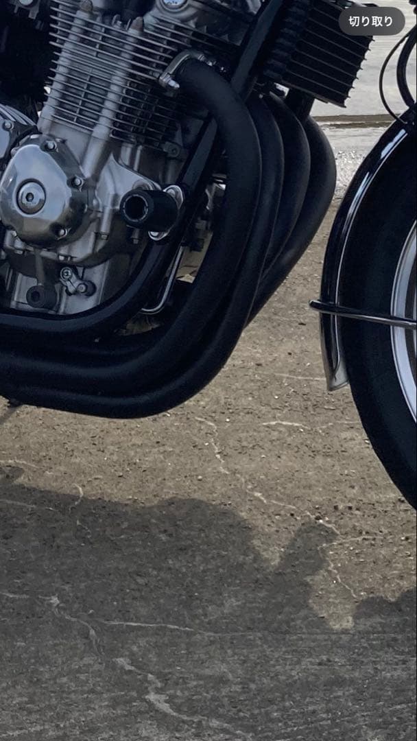 K-FAC 黒 ショート管マフラー 社外サイレンサー付き