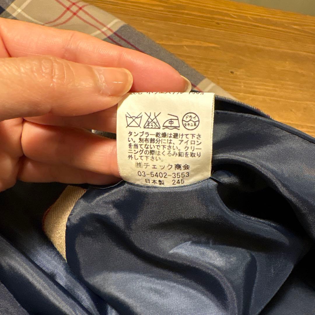 【美品 希少】Yorkland チェック ノースリーブワンピース