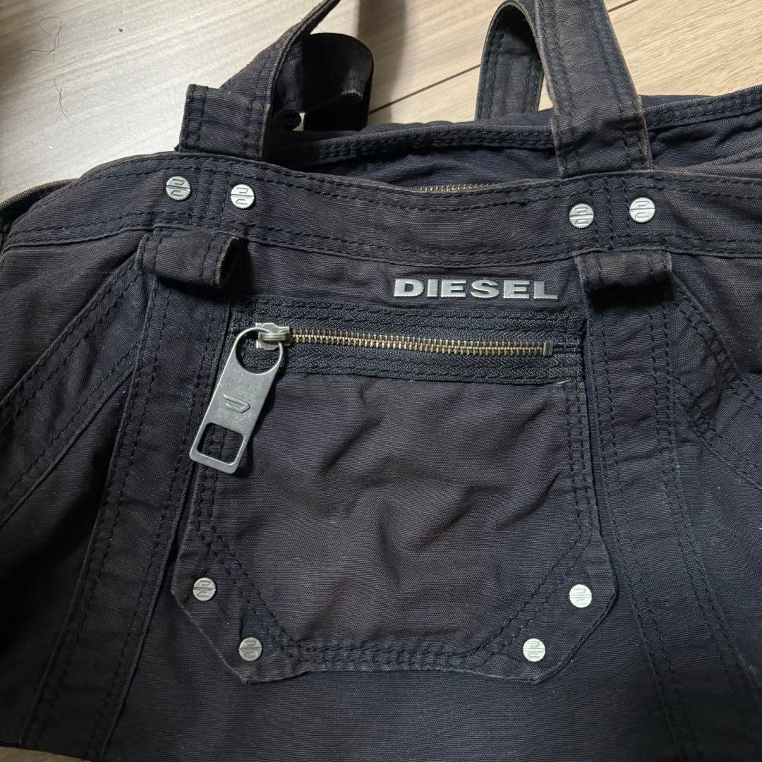 DIESEL ディーゼル　バック　デニムハンドバック　ブラック