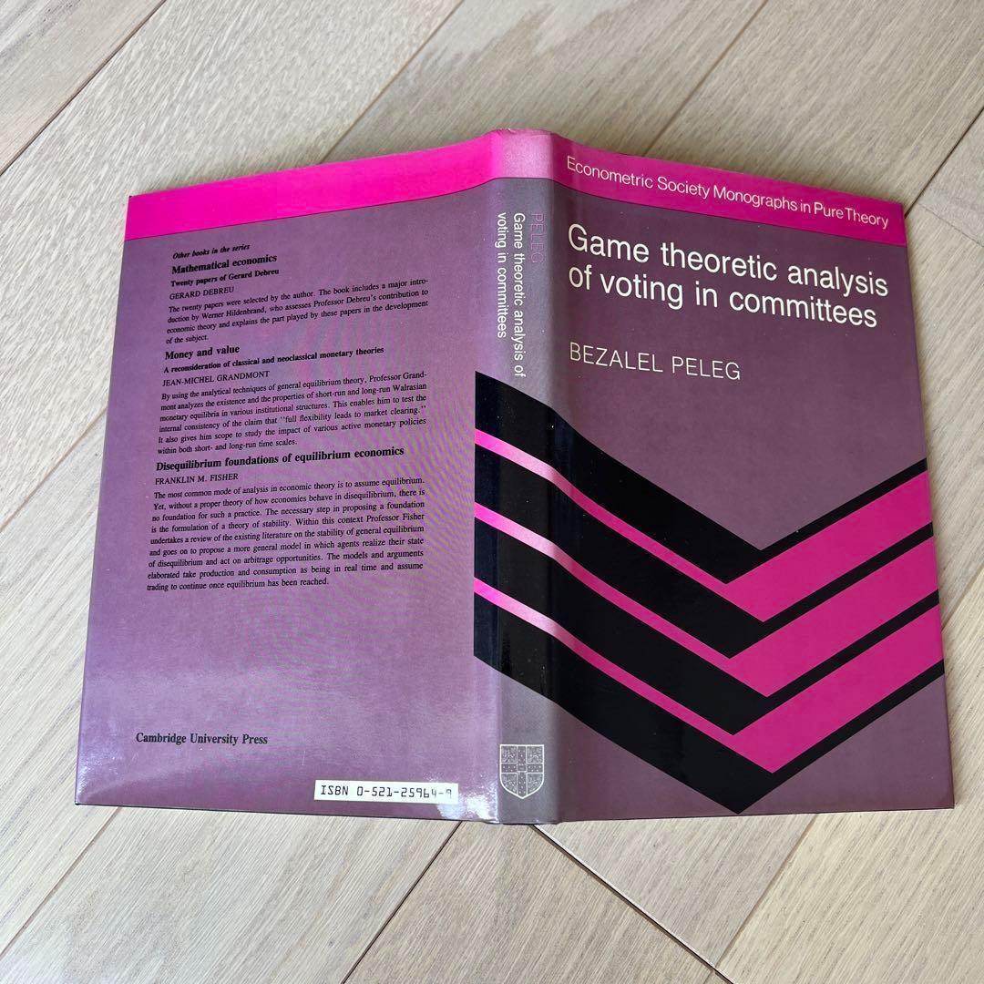 洋書 Game Theoretic Analysis of Voting in ...