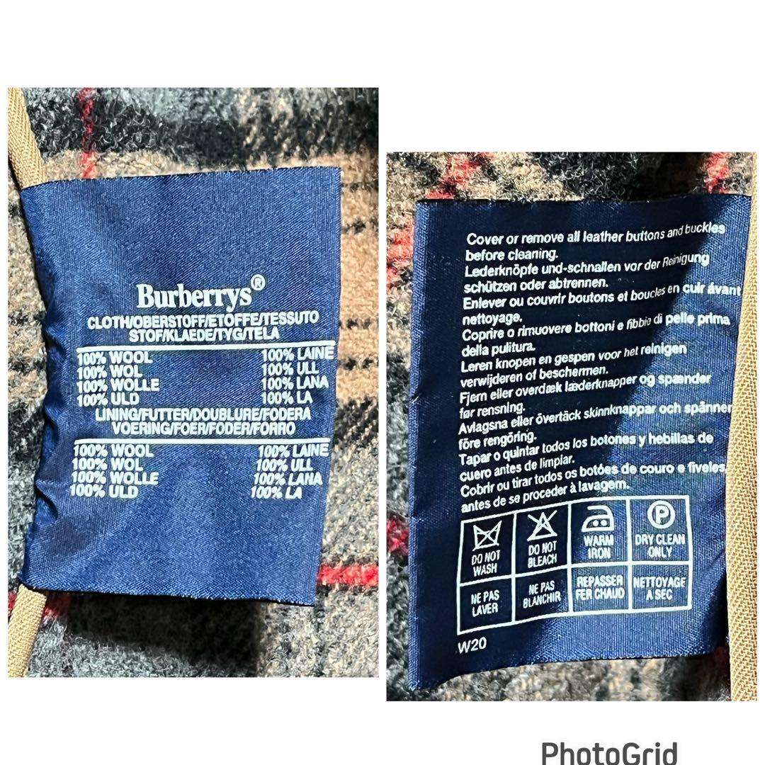 BURBERRY バーバリー ダッフルコート ウール100% キャメル