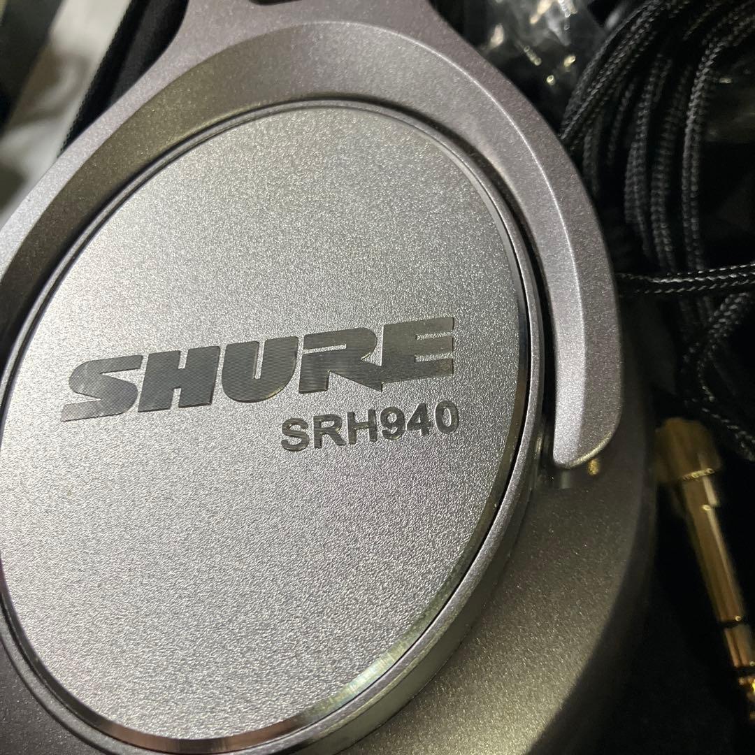 SHURE SRH940 リファレンス・スタジオ・ヘッドホン シュア