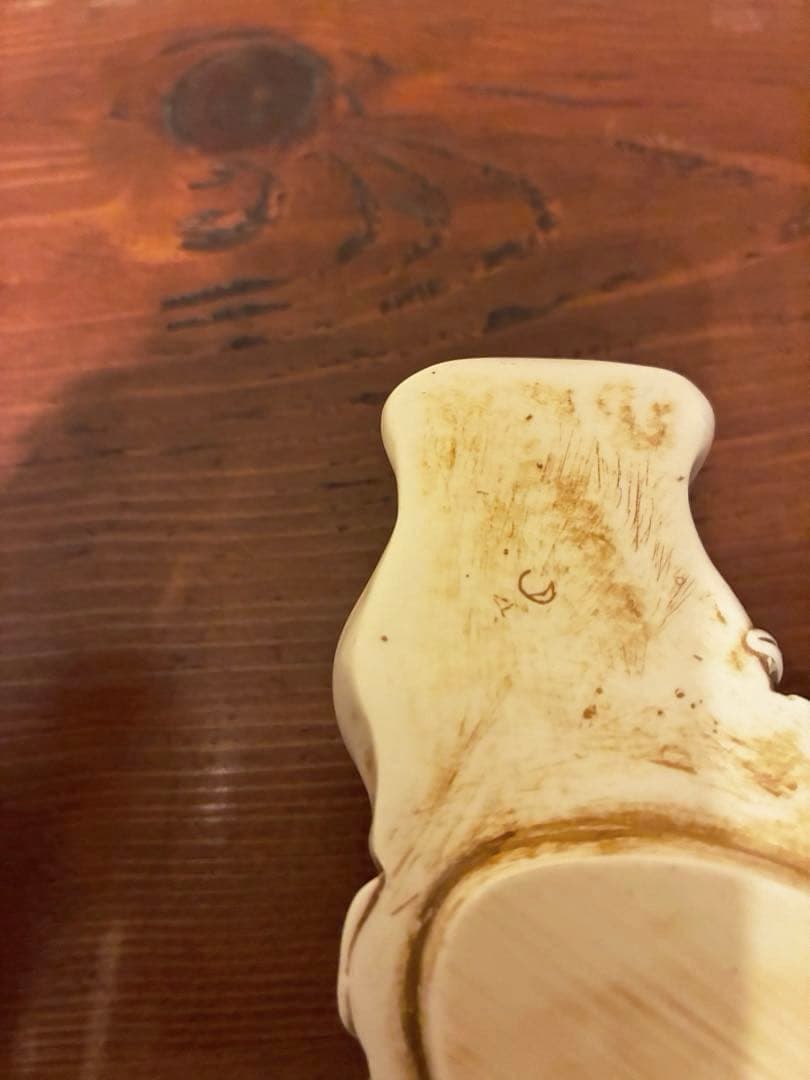 1991年 初期作／SAC刻印あり　カバ フィギュリン ハーモニーキングダム