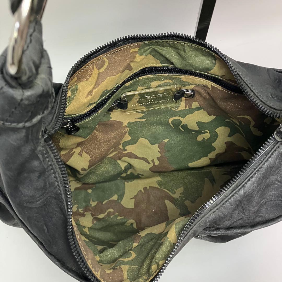 DIESEL ワンショルダー バッグ ブラック ハンドバッグ　肩掛け