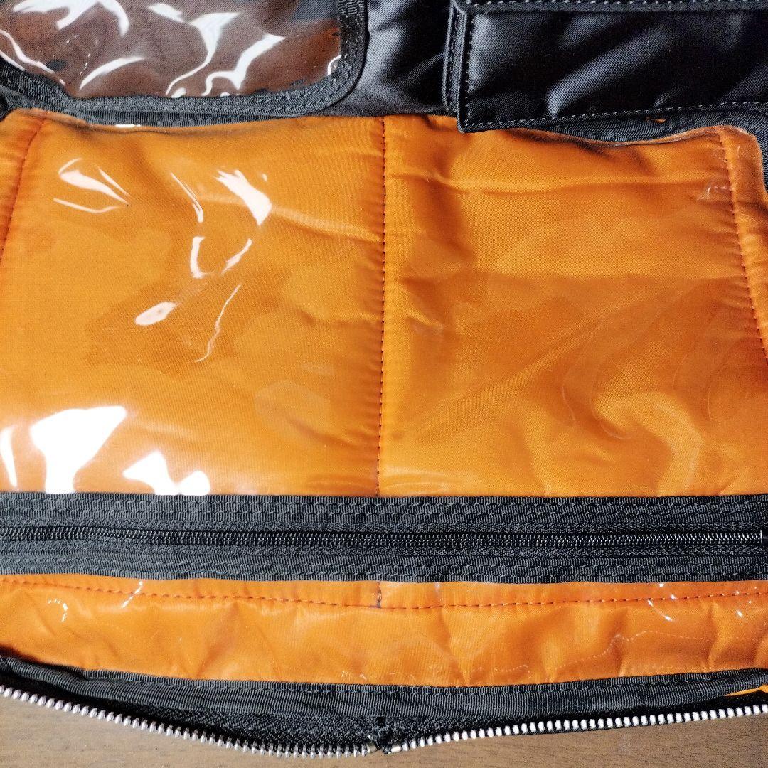 美品 PORTER ショルダーバッグ タンカー ブラック 2層式 Lサイズ