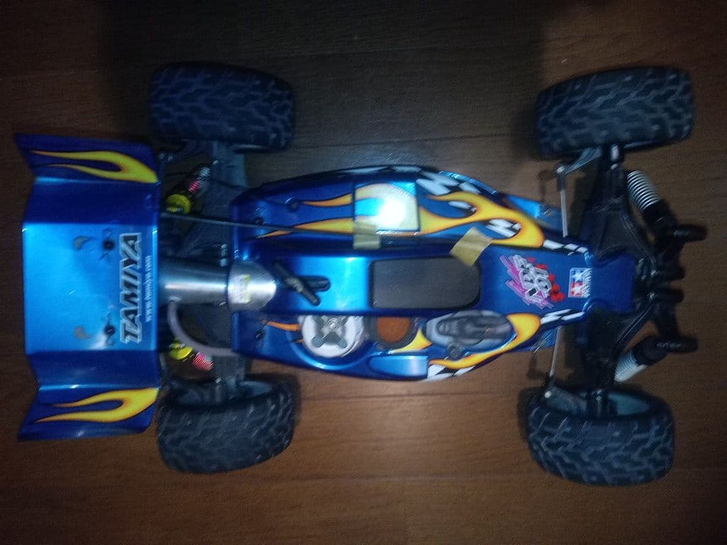 ナイトロサンダー　タミヤ　ラジコン　エンジン　ジャンク品　パーツ付き