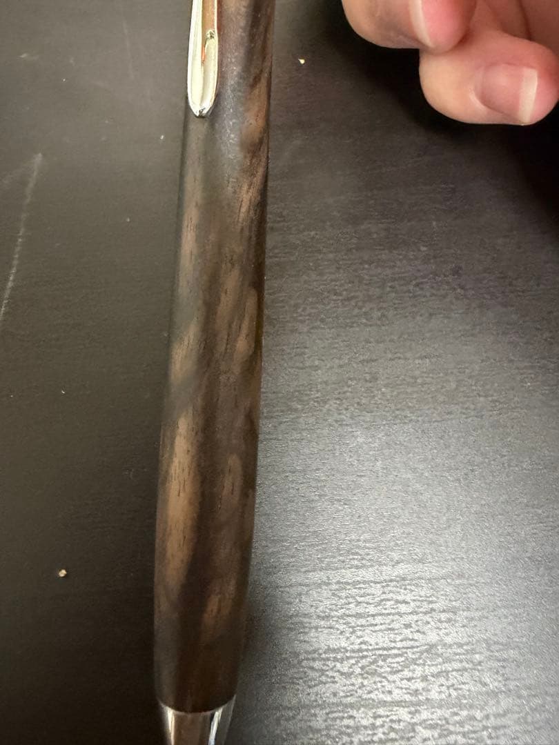 工房楔 黒柿孔雀杢 極上 ルーチェペン