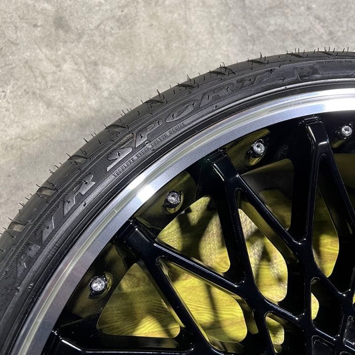 22インチ 30アルファードJM-20 アルミホイール タイヤ4本セット 458