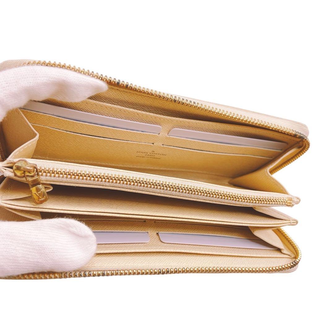 【美品】LOUIS VUITTON ダミエ・アズールジッピーウォレット☆箱付き♪