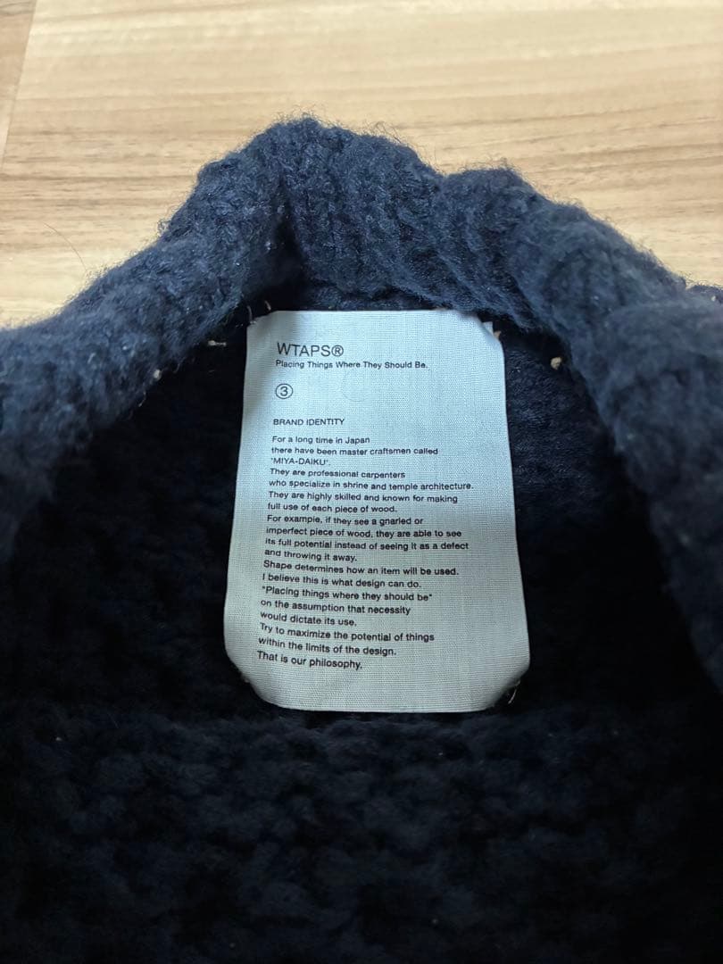 wtaps ARAN KNIT ニット NAVYネイバーフッドLシュプリーム