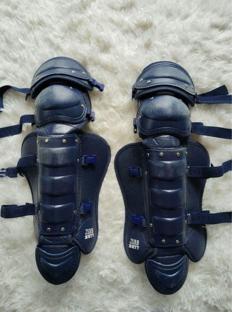 けけ様用　ZETT JSBB キャッチャー用防具セット ネイビー